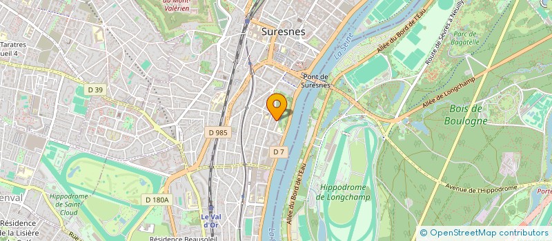 localisation de l'entreprise STUDIO BOOM à SURESNES