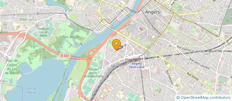 localisation de l'entreprise STUDIO BYKA à ANGERS