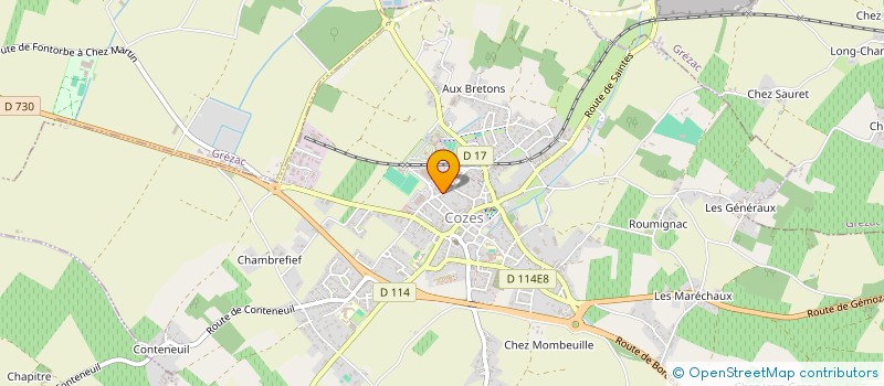 localisation de l'entreprise STUDIO C  COZES