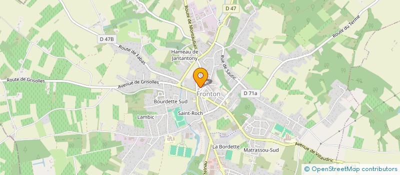 localisation de l'entreprise STUDIO C  FRONTON