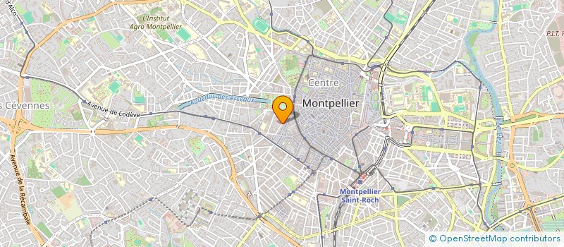 localisation de l'entreprise STUDIO CAFFE à MONTPELLIER