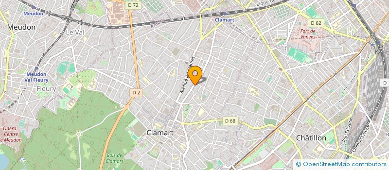 localisation de l'entreprise STUDIO CAMCAM à CLAMART