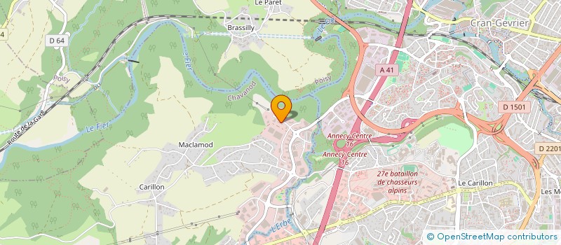 localisation de l'entreprise STUDIO CAPPA  CHAVANOD