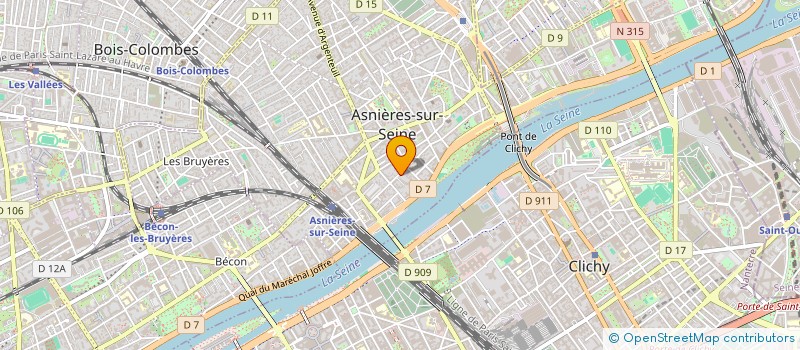 localisation de l'entreprise STUDIO CAPUCINE  ASNIERES-SUR-SEINE