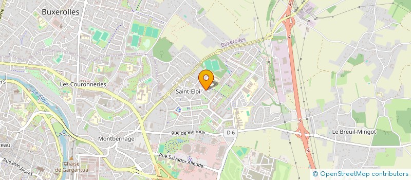 localisation de l'entreprise STUDIO CAPY  POITIERS