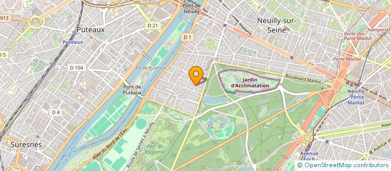 localisation de l'entreprise STUDIO CARREZ à NEUILLY-SUR-SEINE