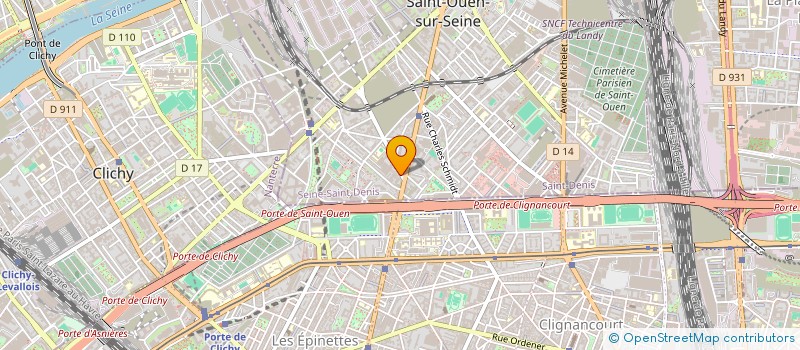 localisation de l'entreprise STUDIO CATZILLA à SAINT-OUEN-SUR-SEINE