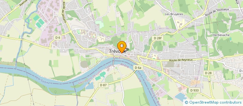 localisation de l'entreprise STUDIO'CE à TREVOUX