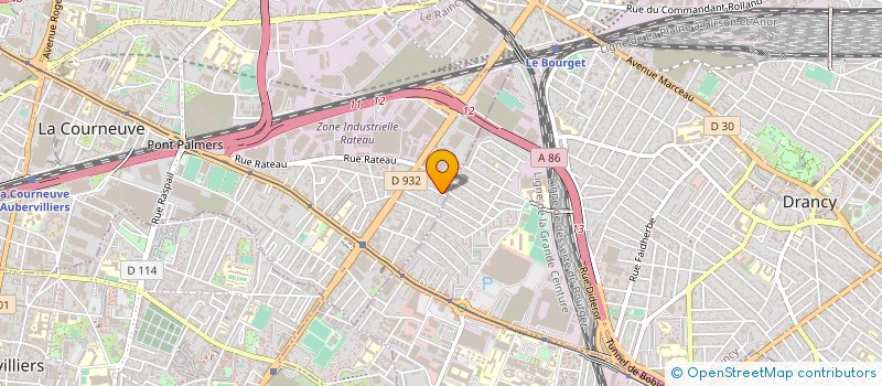 localisation de l'entreprise STUDIO CEIZER PARIS à LA COURNEUVE