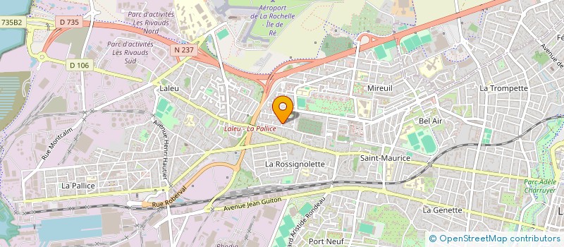 localisation de l'entreprise STUDIO CHA2A  LA ROCHELLE