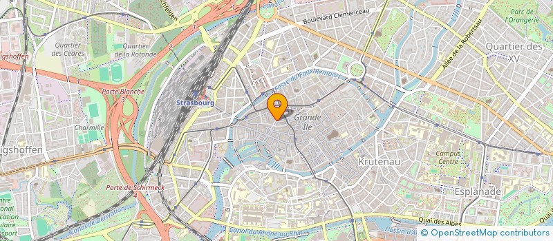 localisation de l'entreprise STUDIO CHAHINE à STRASBOURG