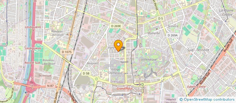 localisation de l'entreprise STUDIO CHAHUT à GRENOBLE