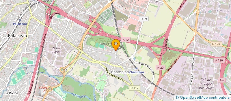 localisation de l'entreprise STUDIO CHARLINE  CHAMPLAN