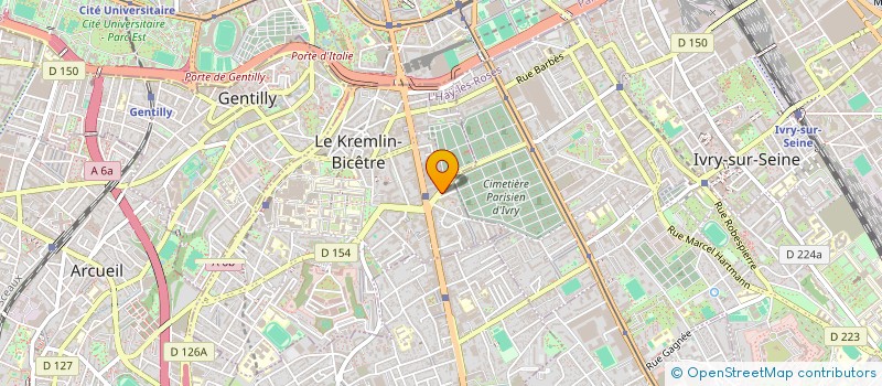 localisation de l'entreprise STUDIO CIRCUS  LE KREMLIN-BICETRE