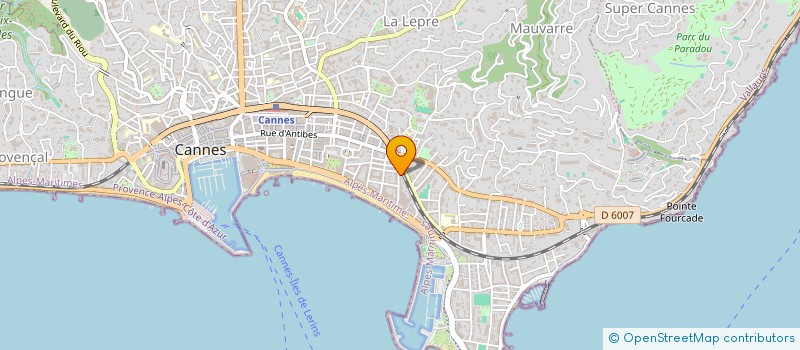 localisation de l'entreprise STUDIO CJS  CANNES