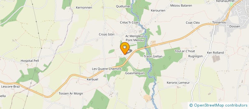 localisation de l'entreprise STUDIO CLAIROBSCUR  PLOUEGAT-GUERAND