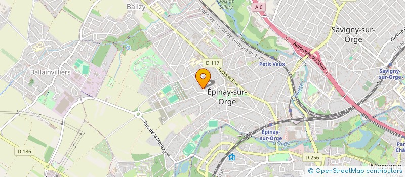 localisation de l'entreprise STUDIO CLAP- CLUB LOISIR AUDIOVISUEL DE PRODUCTION à EPINAY-SUR-ORGE