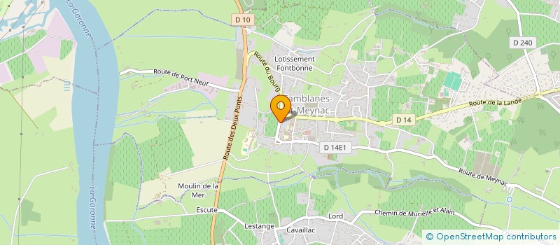 localisation de l'entreprise STUDIO COCONET  CAMBLANES-ET-MEYNAC