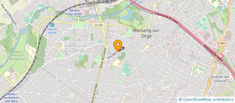 localisation de l'entreprise STUDIO COIFF COIFFURE MIXTE  MORSANG-SUR-ORGE