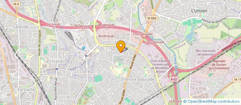 localisation de l'entreprise STUDIO COIFFURE à TOULOUSE