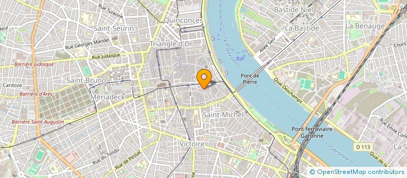 localisation de l'entreprise STUDIO COLOMBE à BORDEAUX