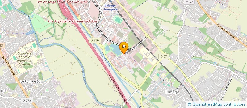 localisation de l'entreprise STUDIO COLOR  LABEGE