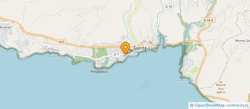 localisation de l'entreprise STUDIO COM'C à SAINTE LUCE