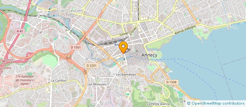 localisation de l'entreprise STUDIO CONCEPT à ANNECY