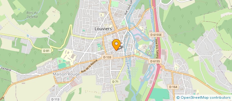localisation de l'entreprise STUDIO CONTRE JOUR à LOUVIERS