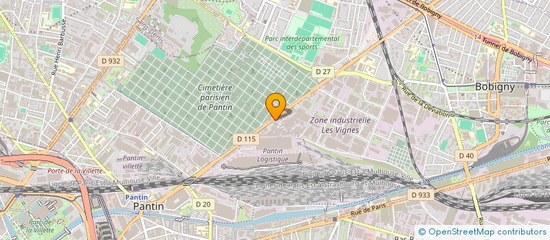 localisation de l'entreprise STUDIO COURTOIS à BOBIGNY