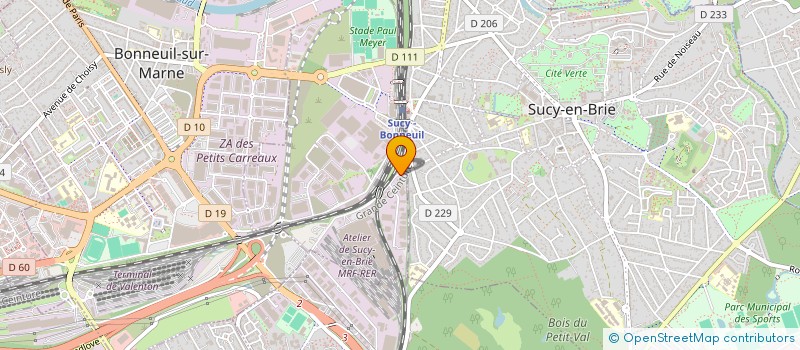 localisation de l'entreprise STUDIO CREACTOR  SUCY-EN-BRIE