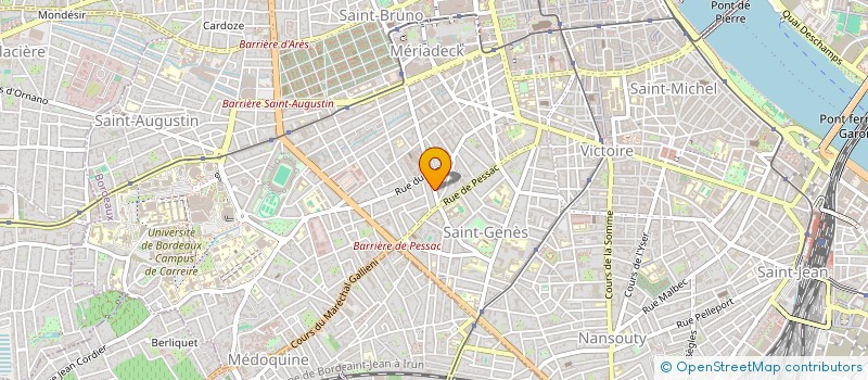 localisation de l'entreprise STUDIO CREATIF BORDELAIS  BORDEAUX