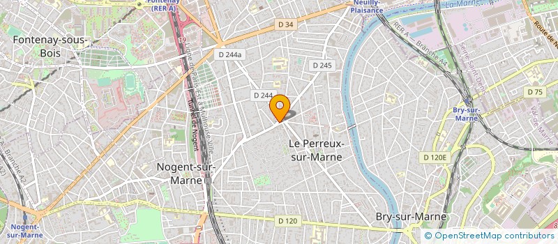 localisation de l'entreprise STUDIO CREATIVE PARTNER à LE PERREUX-SUR-MARNE