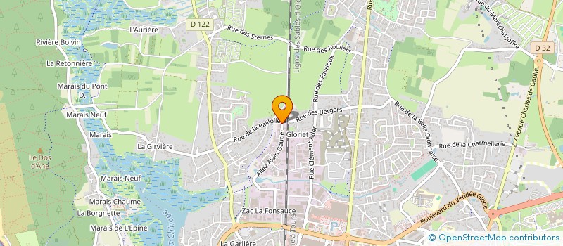 localisation de l'entreprise STUDIO CREME à LES SABLES-D'OLONNE