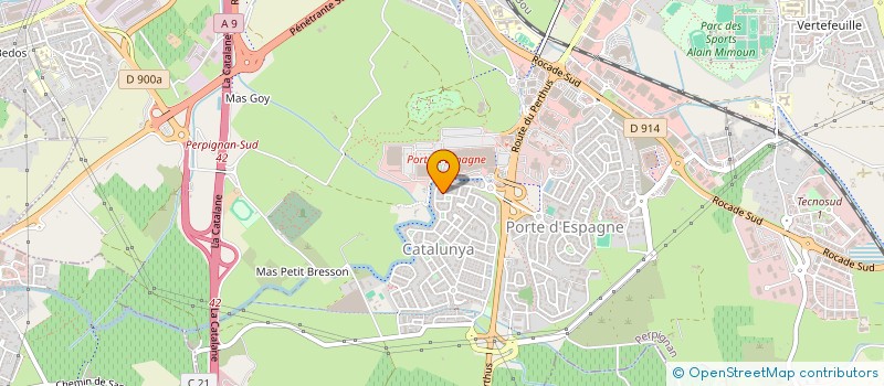 localisation de l'entreprise STUDIO CURIO  PERPIGNAN