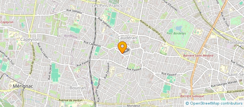 localisation de l'entreprise STUDIO D'AMANDINE ROUSSARIE  BORDEAUX