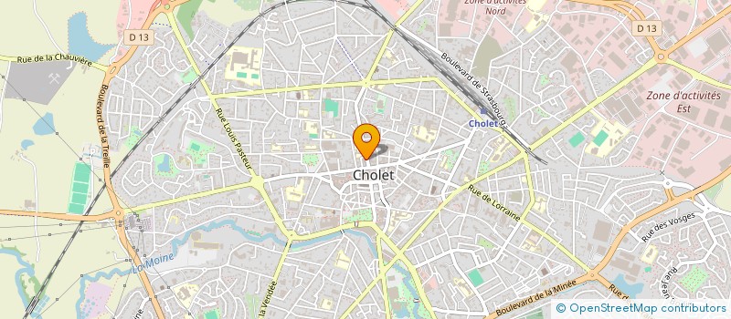 localisation de l'entreprise STUDIO D ENREGISTREMENT NOT EN BULLES à CHOLET