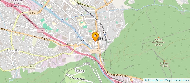 localisation de l'entreprise STUDIO D'OLIVIA  CLUSES