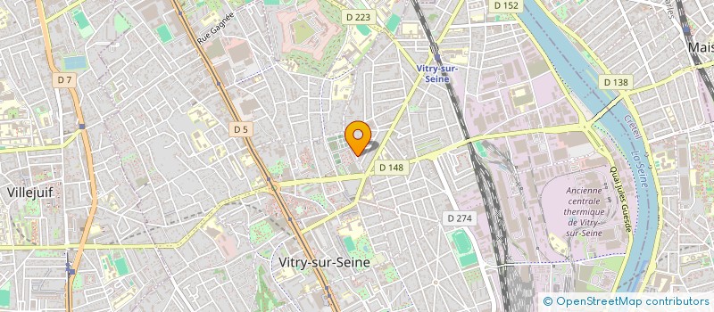 localisation de l'entreprise STUDIO DAGOOD à VITRY-SUR-SEINE