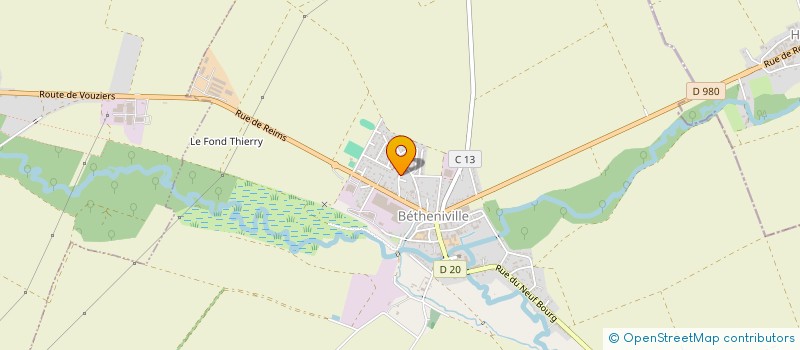 localisation de l'entreprise STUDIO DANSE PONTFAVERGER  BETHENIVILLE