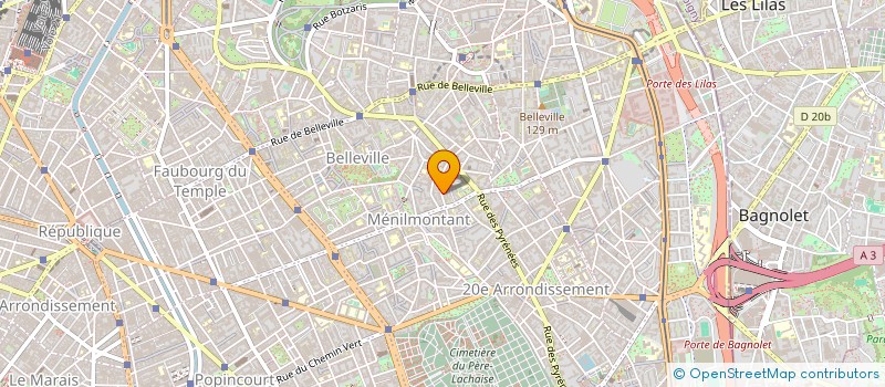 localisation de l'entreprise STUDIO DE L ERMITAGE  PARIS