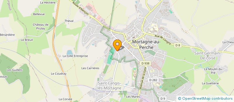 localisation de l'entreprise STUDIO DE L'HIPPODROME à MORTAGNE-AU-PERCHE