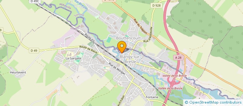 localisation de l'entreprise STUDIO DE LA CALYPSO  BLANGY-SUR-BRESLE