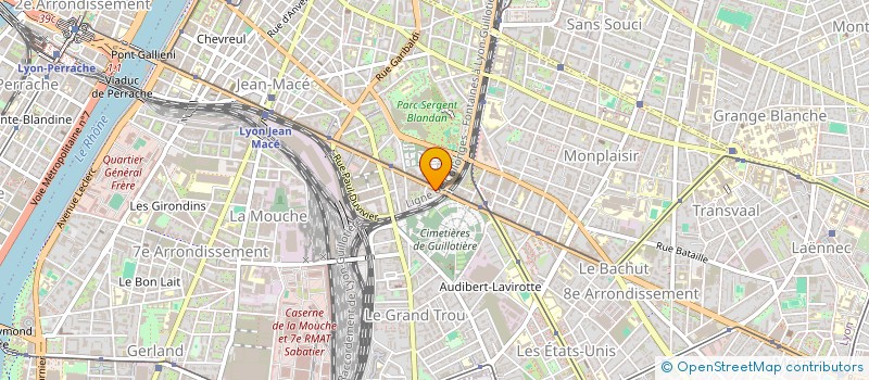 localisation de l'entreprise STUDIO DE REALISATIONS PUBLICITAIRES à LYON