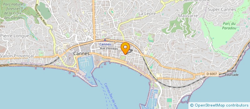 localisation de l'entreprise STUDIO DECO CANNES à CANNES