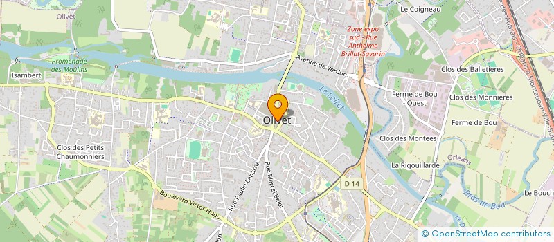 localisation de l'entreprise STUDIO DEDICACE EURL à OLIVET
