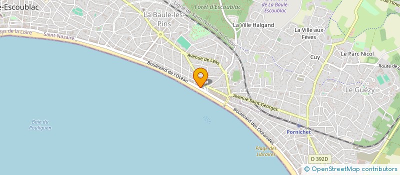 localisation de l'entreprise STUDIO DEL MAR 44500 à LA BAULE-ESCOUBLAC