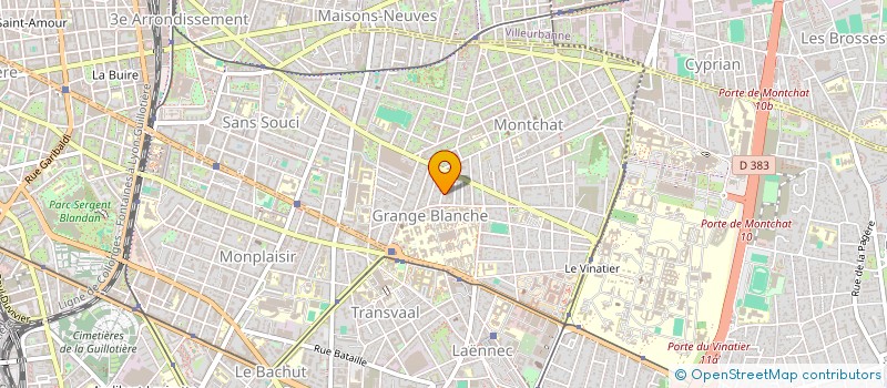 localisation de l'entreprise STUDIO DES ANGES  LYON