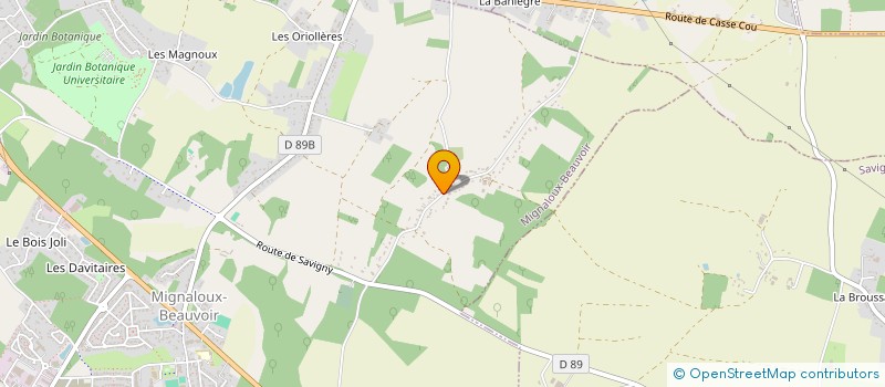 localisation de l'entreprise STUDIO DES BRUERES  MIGNALOUX-BEAUVOIR