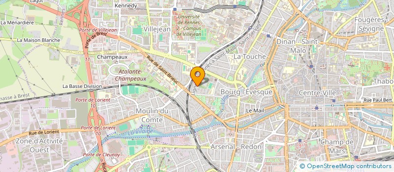 localisation de l'entreprise STUDIO DILETTANTE à RENNES